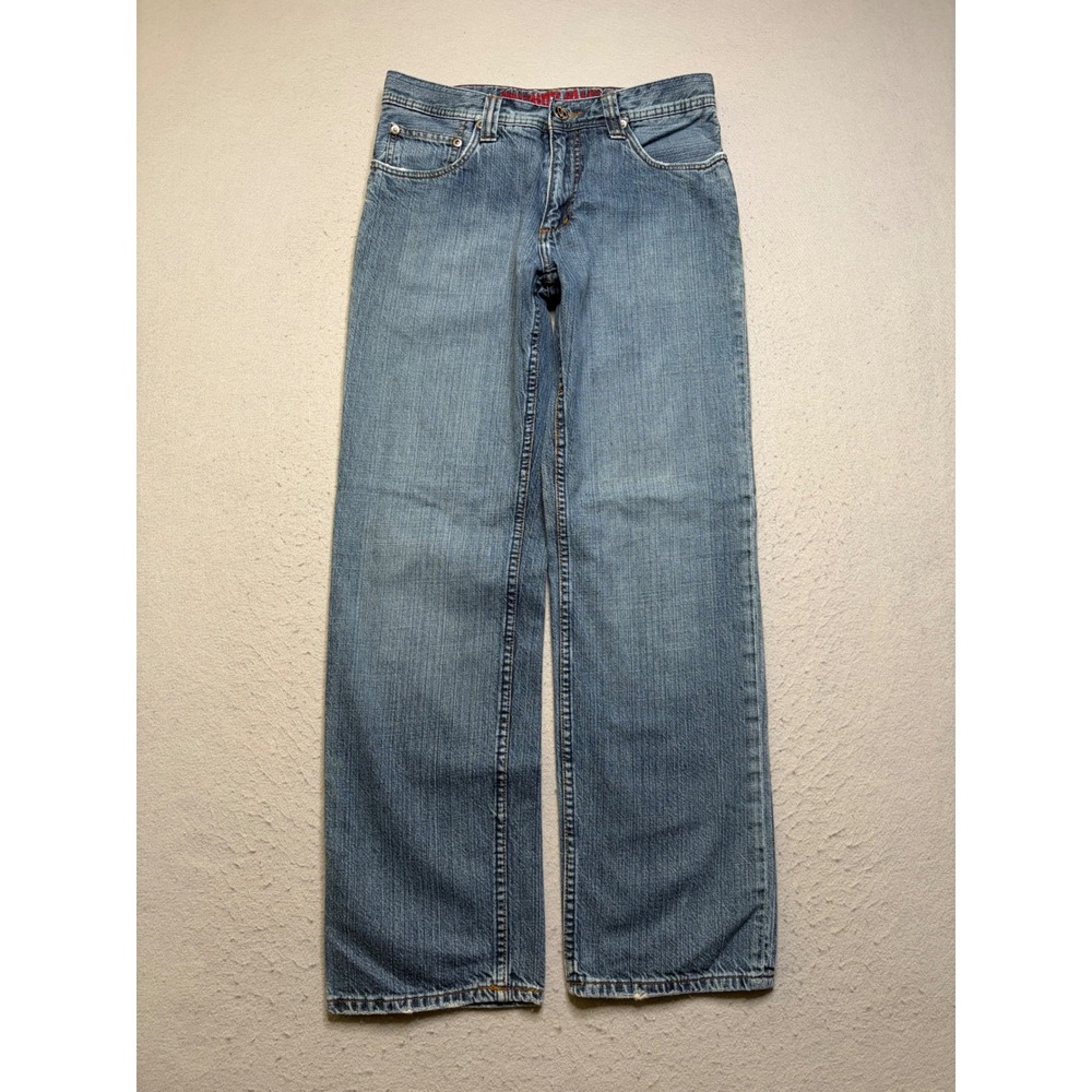 Anchor Blue Jeans Mens 31x32 Blue Straight Leg Y2K Medium Wash Denim